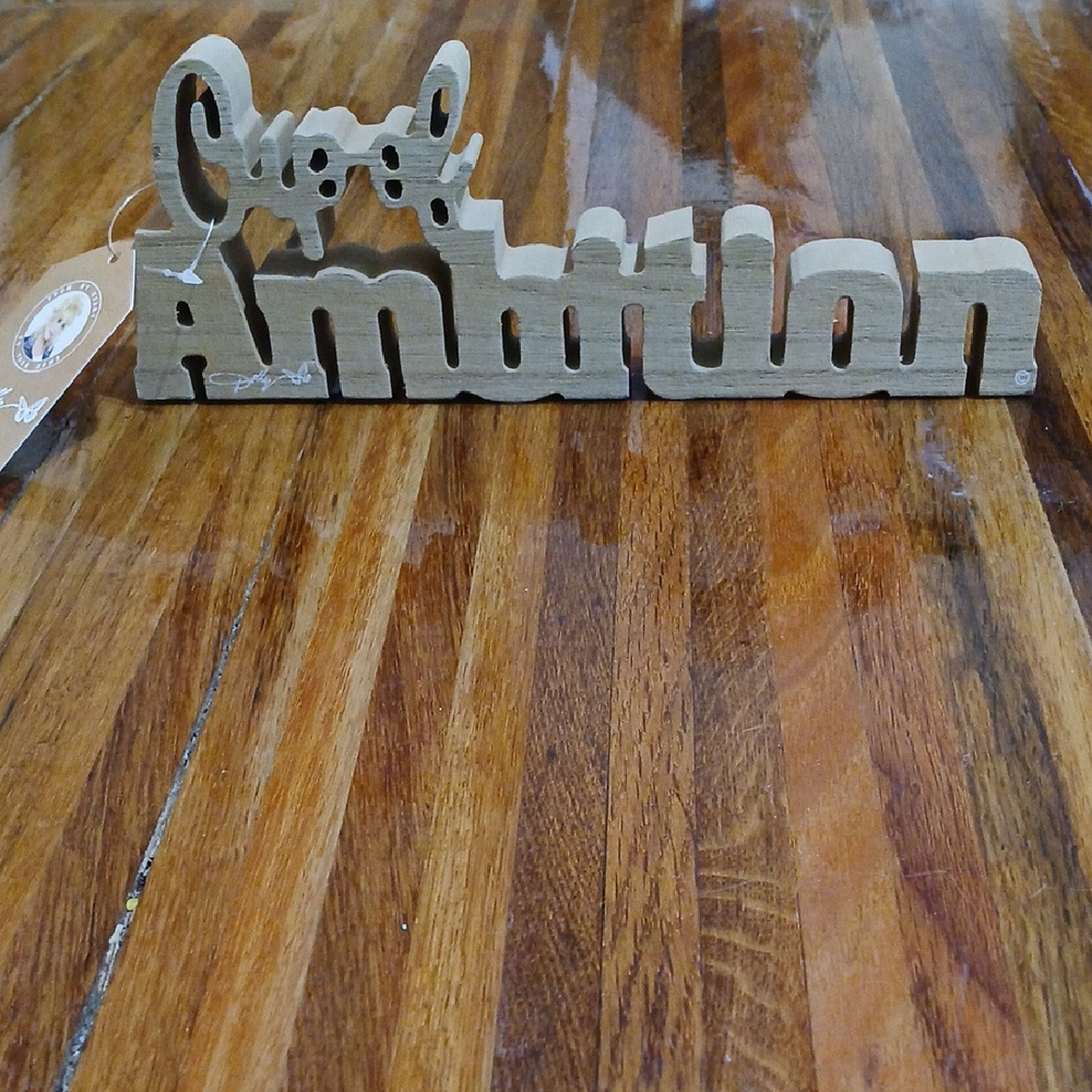 Dolly Parton Cup Of Ambition Wooden Cutout Sign